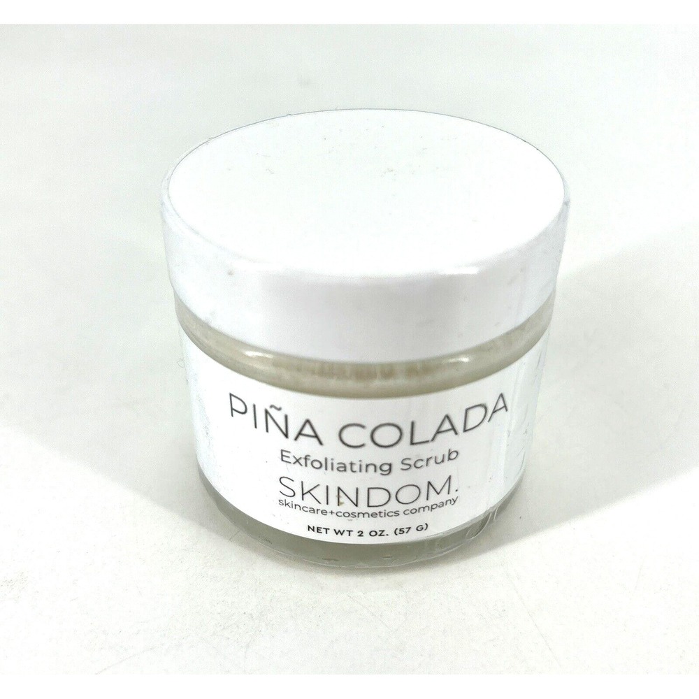 Skindom Exfoliating Scrub Pina‎ Colada Skincare 2 oz. Made in US New & Sealed
